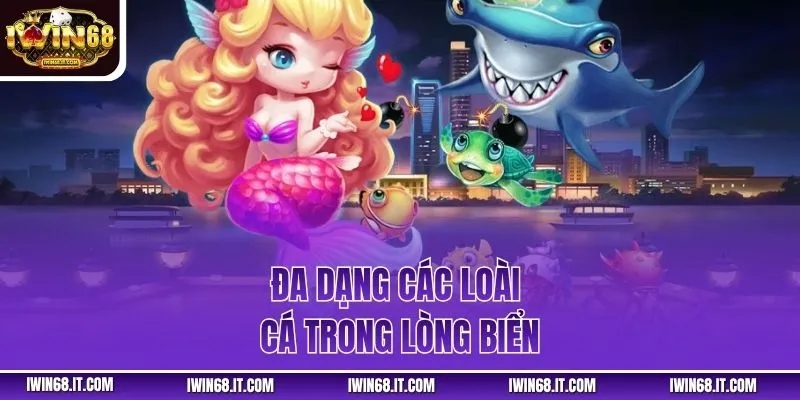 Đa dạng các loài cá trong lòng biển